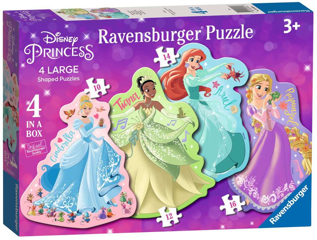 Disney princess 4 Large shaped puzzles