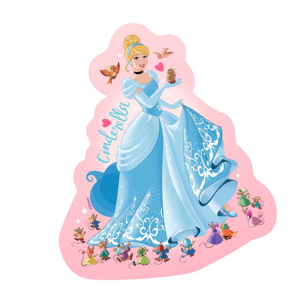 Disney princess 4 Large shaped puzzles