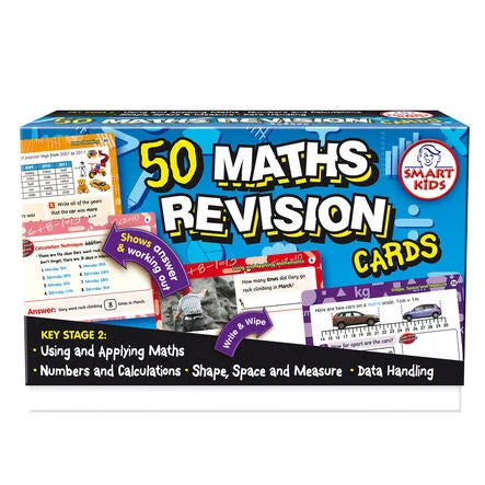 50 Maths Revision Cards