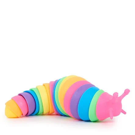 Rainbow Fidget Slug Toy