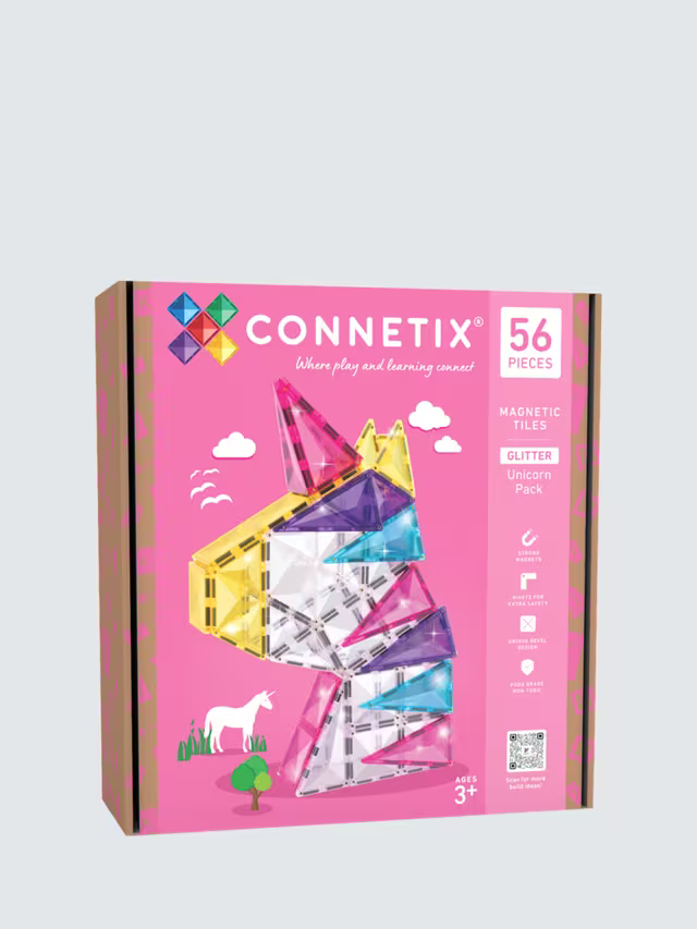 Connetix Glitter Unicorn Pack 56 pcs