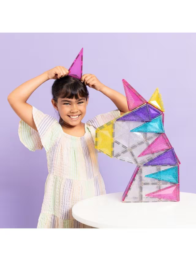 Connetix Glitter Unicorn Pack 56 pcs