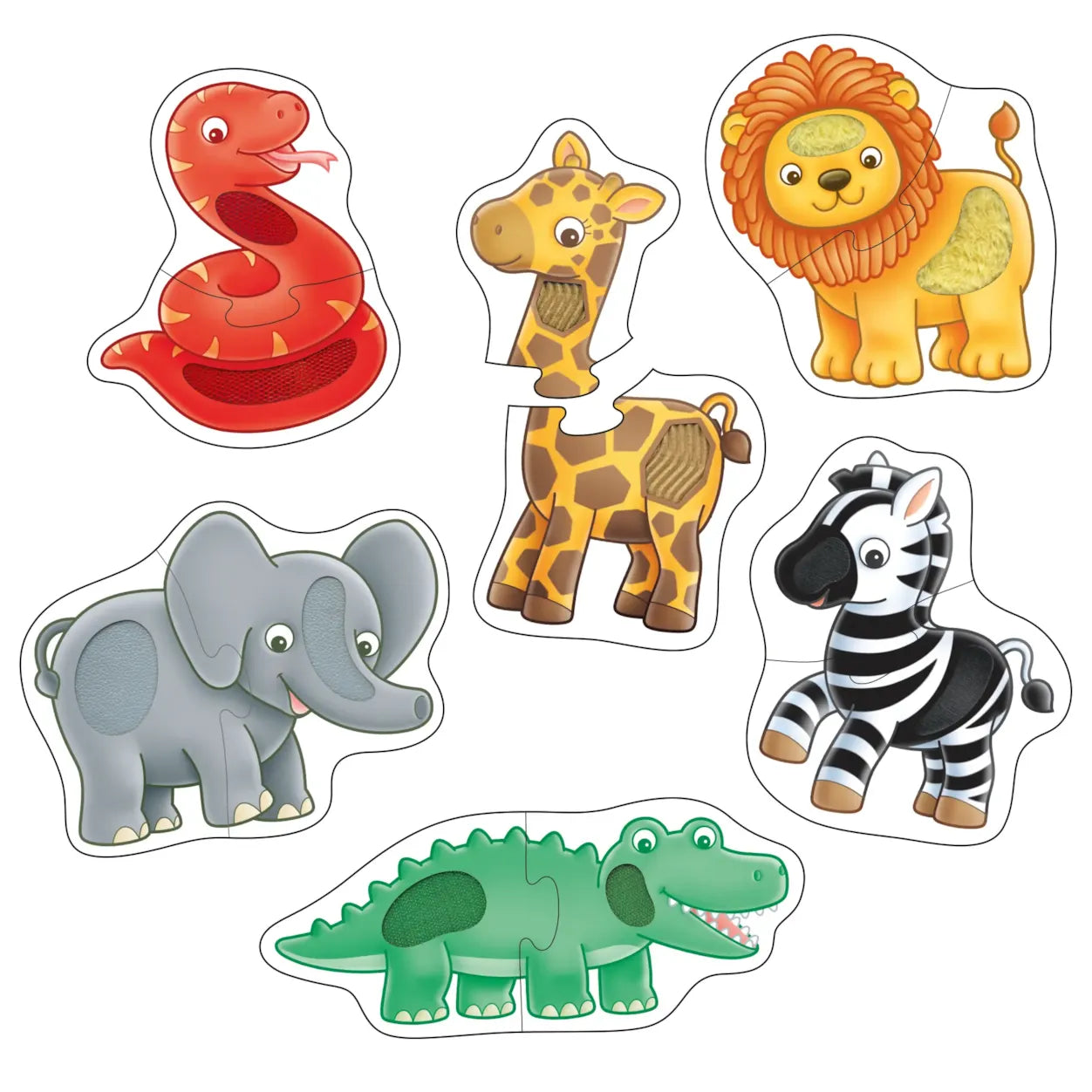 Match and Feel Two-Piece Puzzle