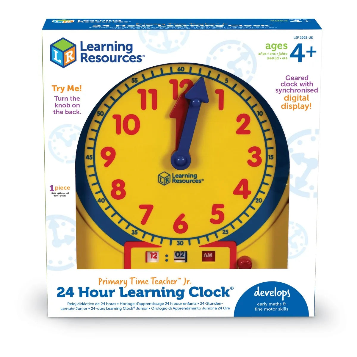 Learning Resources 24 Hour Learning Clock