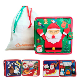 Montessori Busy Board Book Christmas