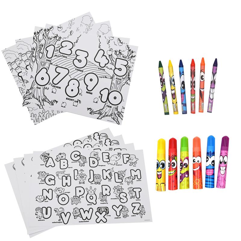 Scentos On the Go Activities Learning Numbers and Letters