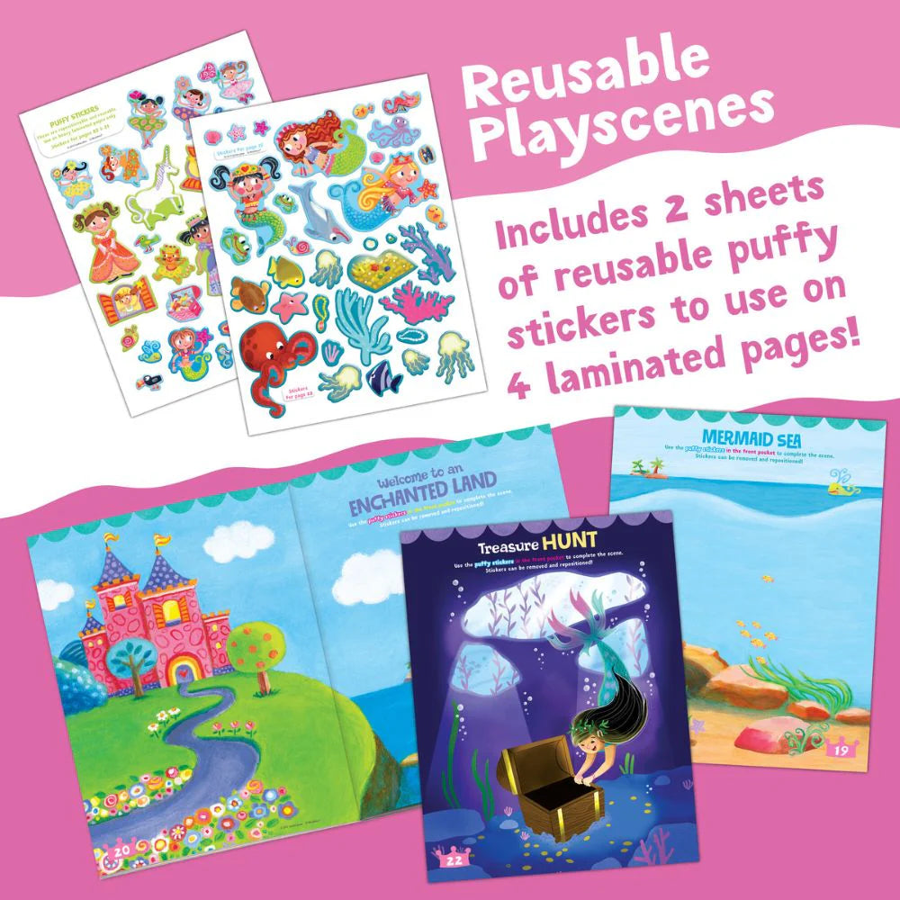 Peaceable Kingdom Sticker Book - Mermaid, Princess and Fairy Friends