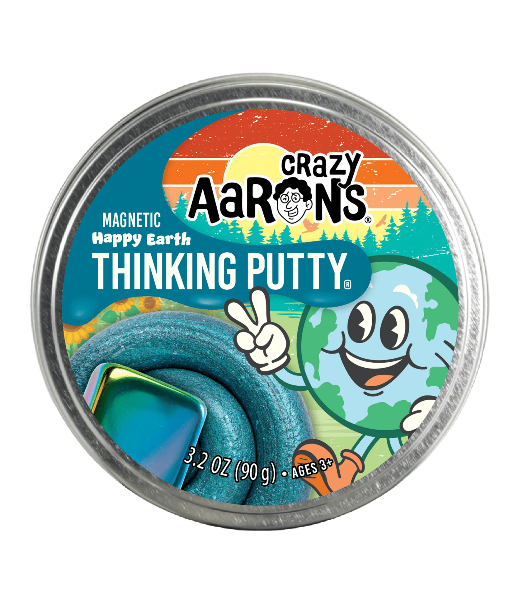 Magnetic Happy Earth crazy aarons