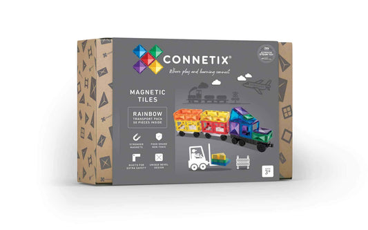 Connetix Rainbow Transport Pack 50 pieces