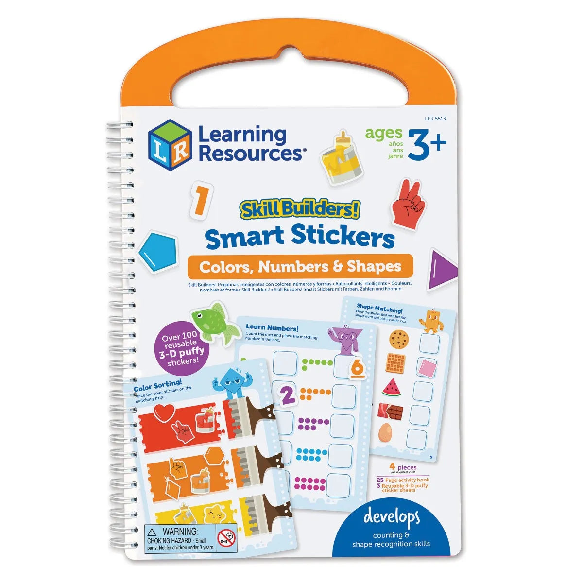 Skill Builders! Smart Stickers - Colours, Numbers & Shapes