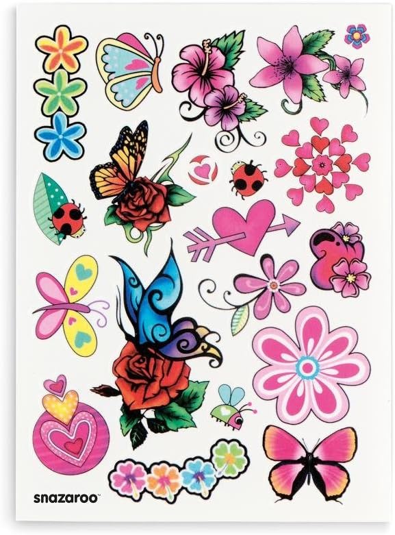 Snazaroo floral Tattoos (set of 20)