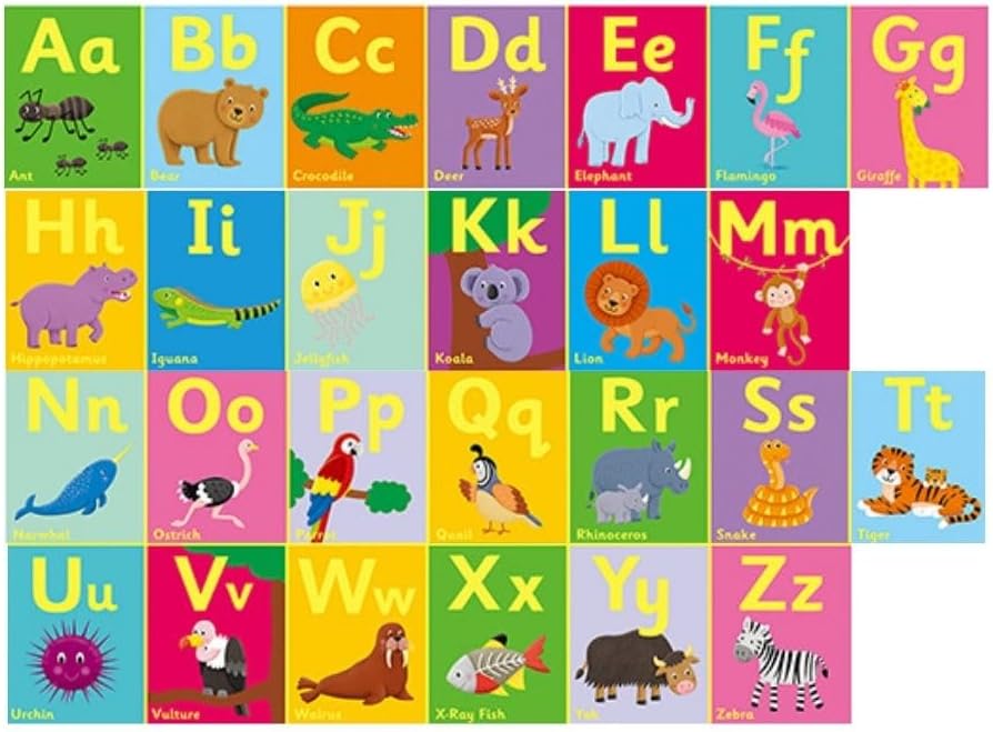 Giant Floor Puzzle - Alphabet Animals