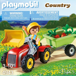 Playmobil Country Boy with Children's Tractor Gift Egg Playset