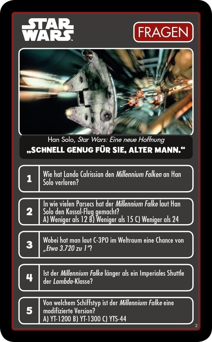 Top Trumps Quiz - Star Wars