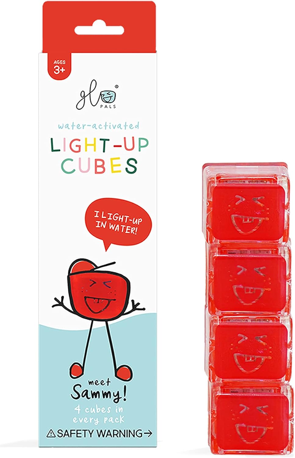 Glo Pals Sammy Light Up Cubes (4 Pieces)