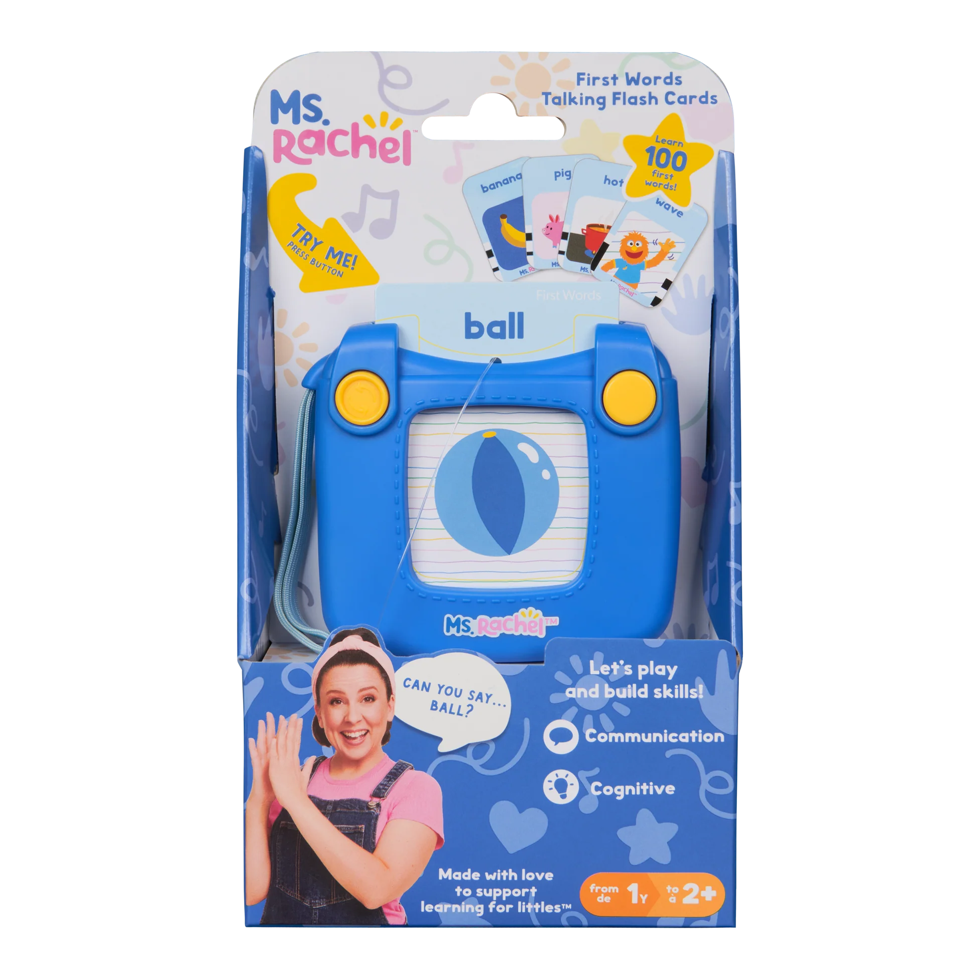 Ms. Rachel First Words Talking Flash Cards