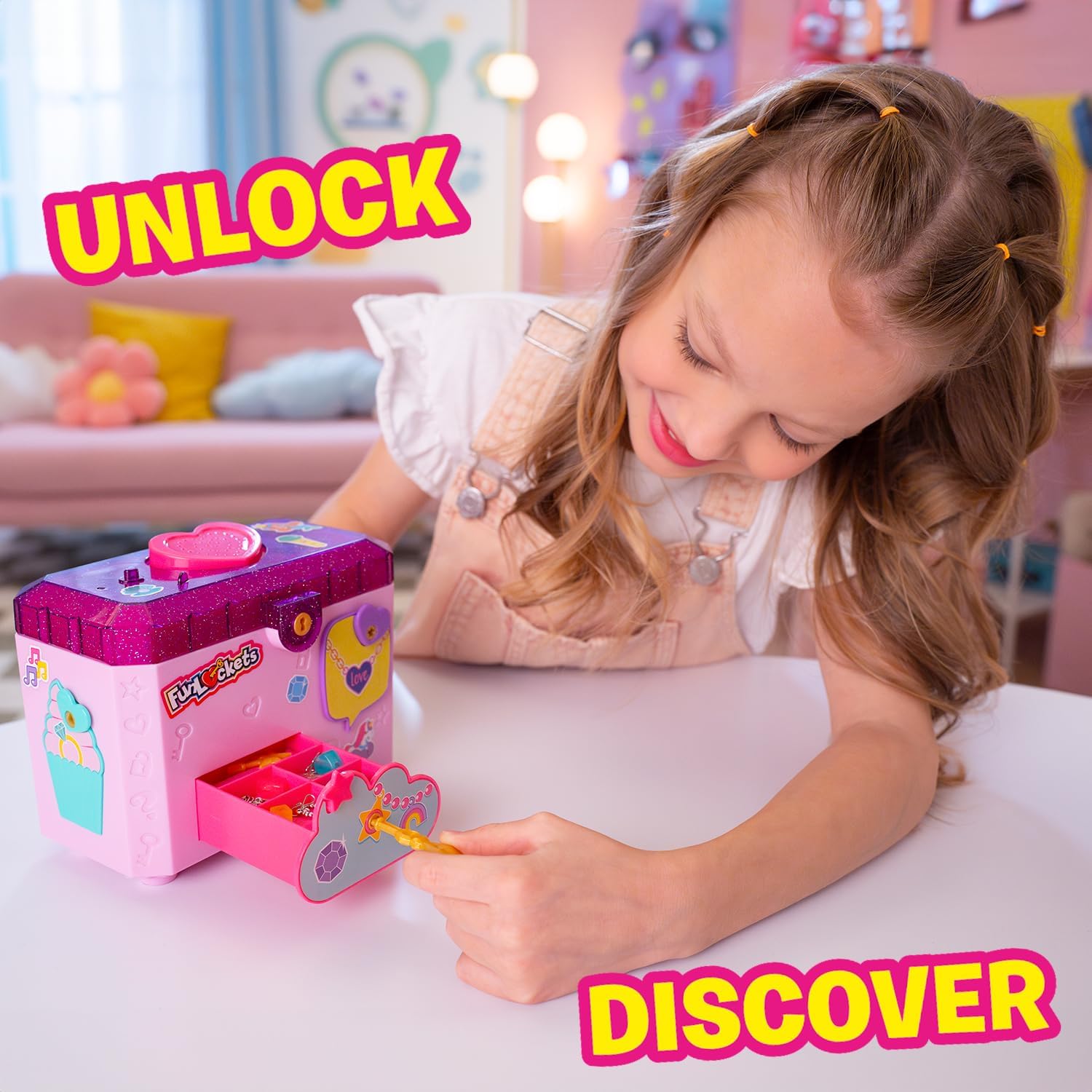 Fun lockets secret jewellery box with message recorder