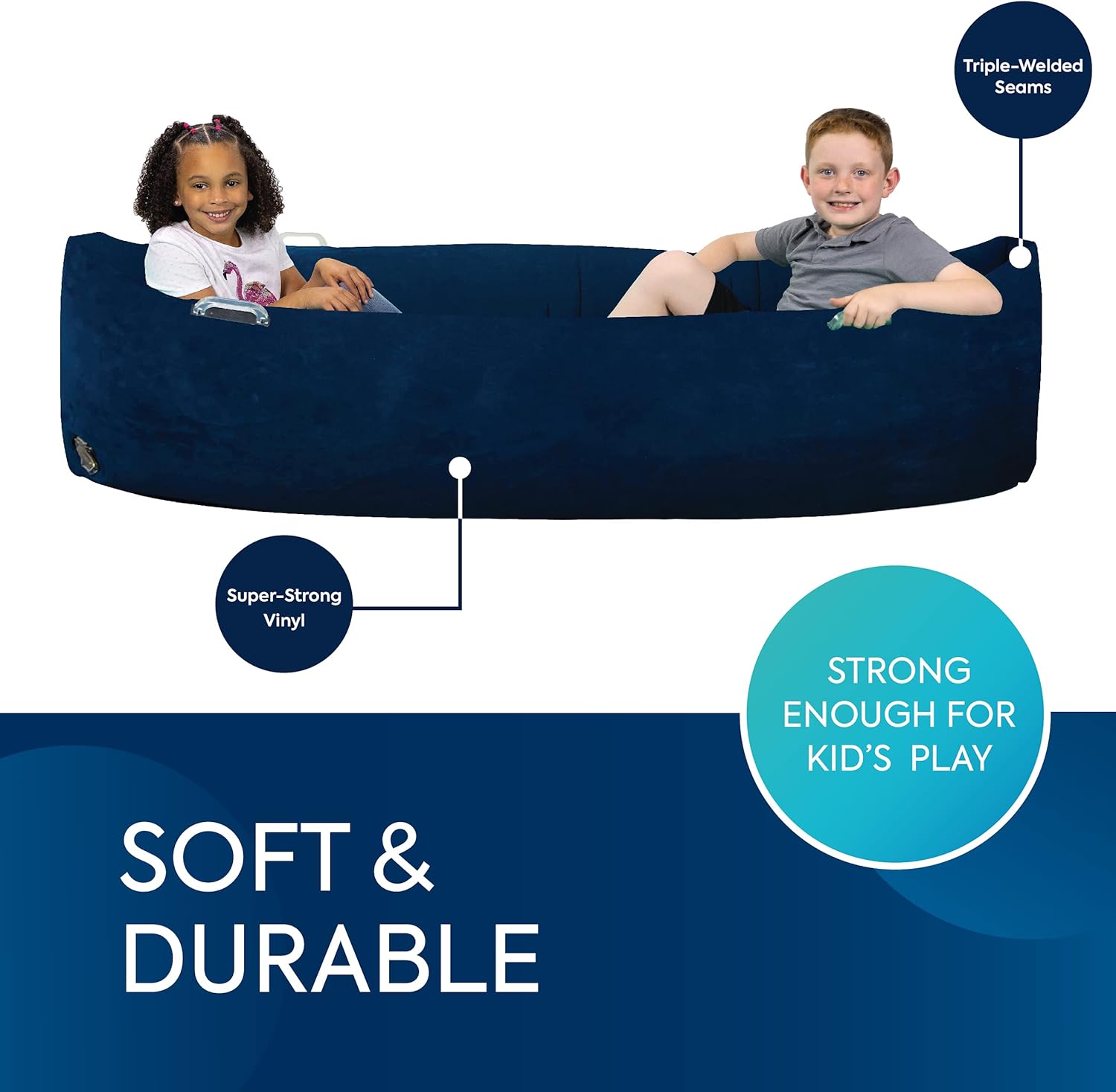 Comfy Peapod - Inflatable Sensory Pod - 80" For 2-3 kids