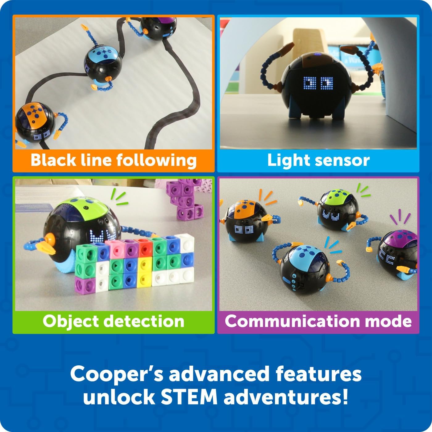 Learning Resources Cooper The STEM Robot Classroom Set