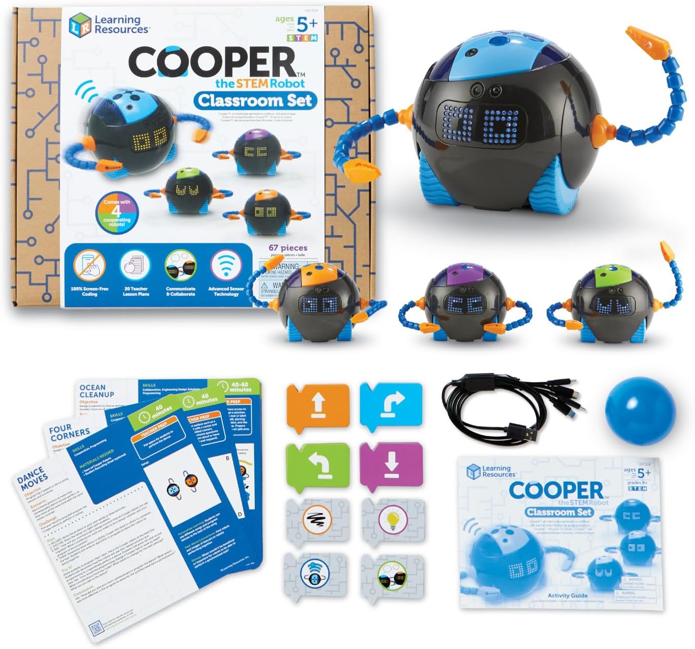 Learning Resources Cooper The STEM Robot Classroom Set