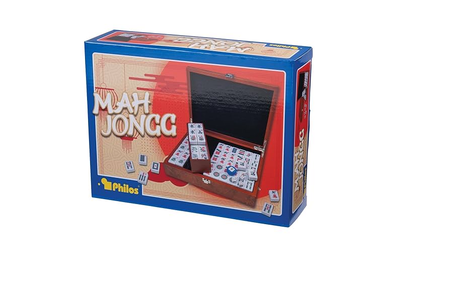 Mah Jongg, designer box, with, with Arabic numerals