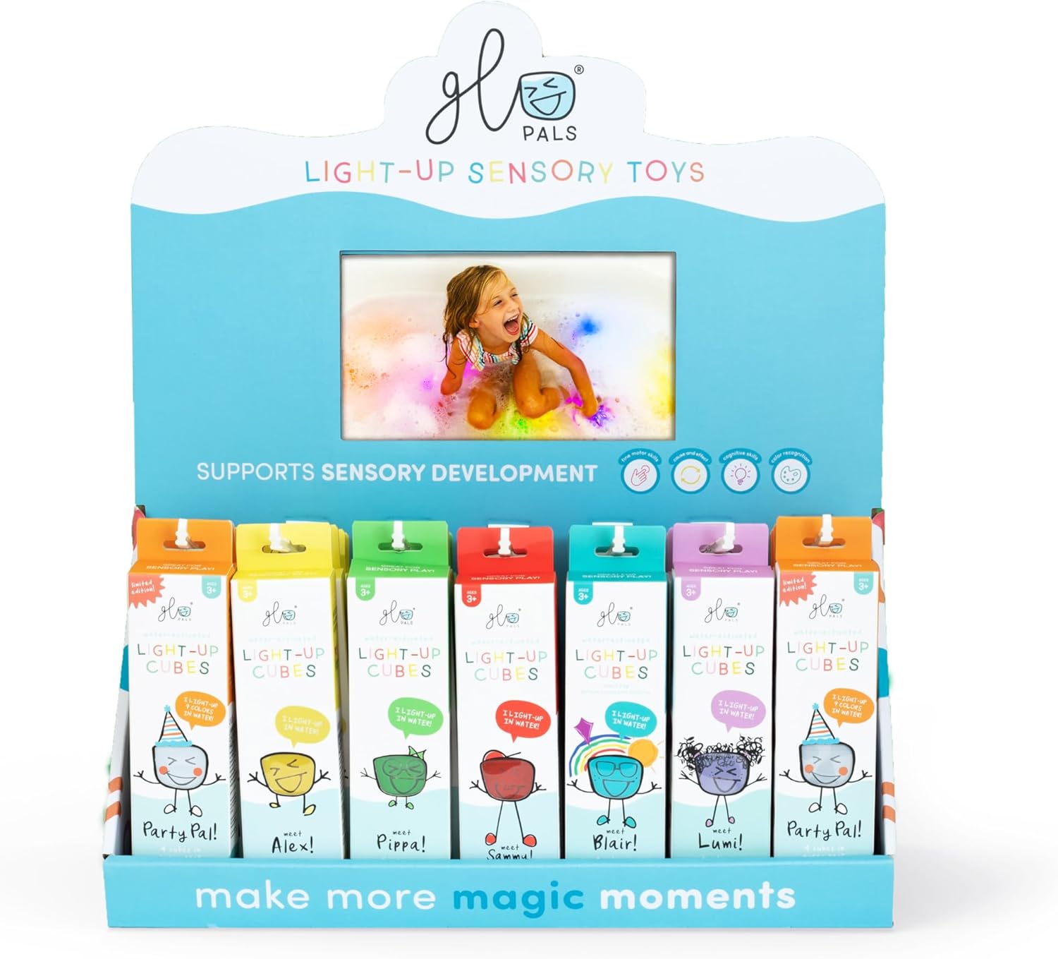 Glo Pals Party Pal Light Up Cubes (4 Pieces)