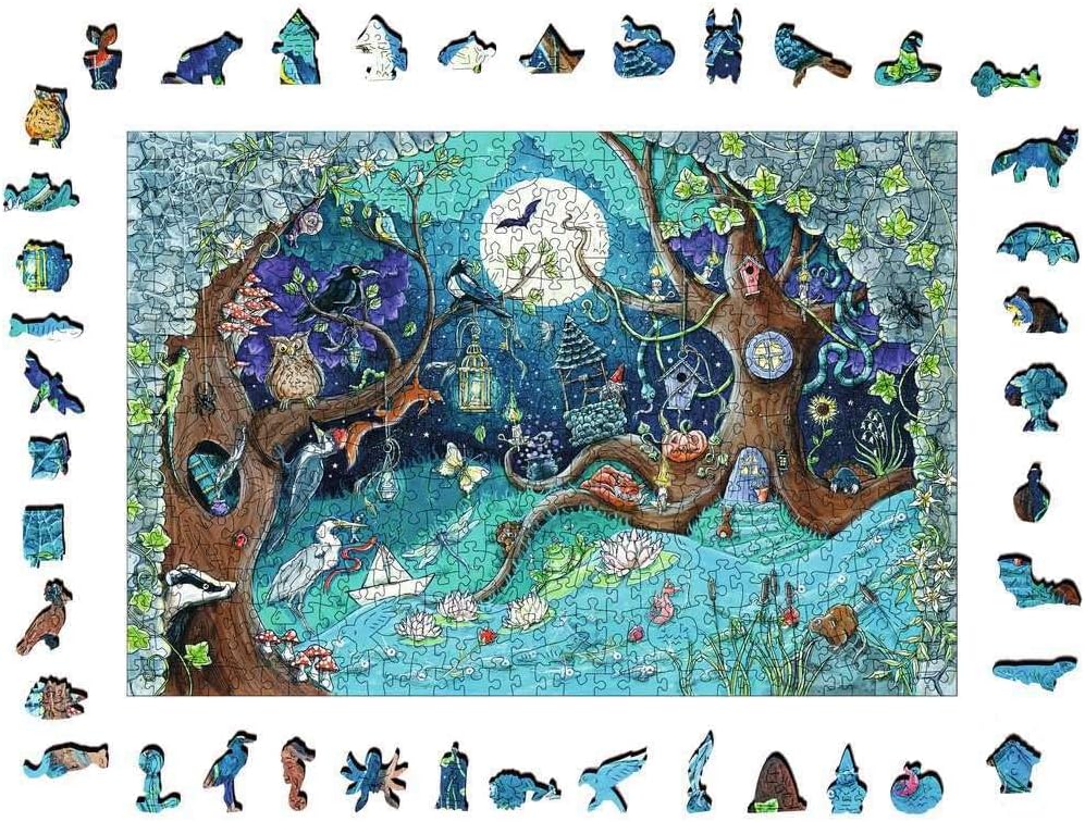 Fantasy Forest 500 PC Ravensburger Wooden Puzzle