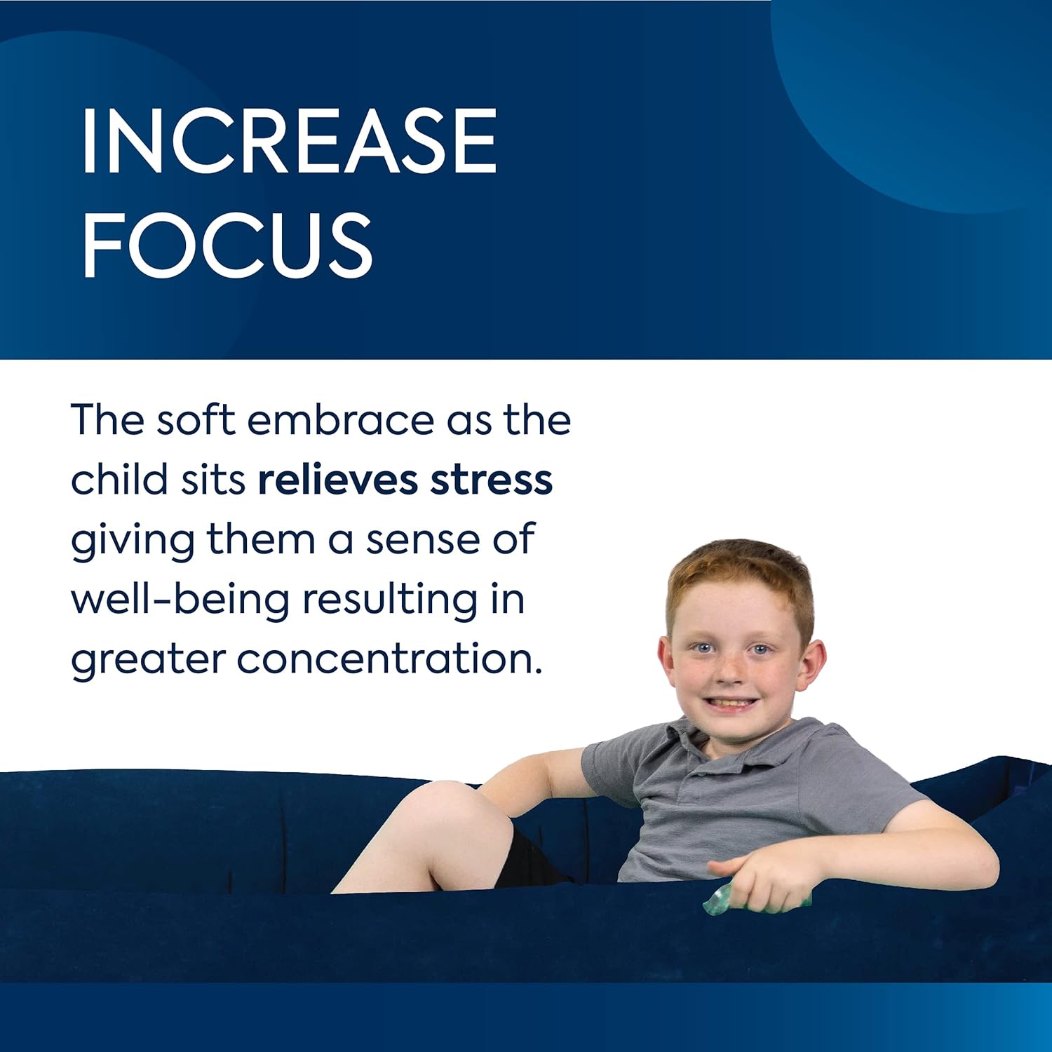 Comfy Peapod - Inflatable Sensory Pod - 80" For 2-3 kids