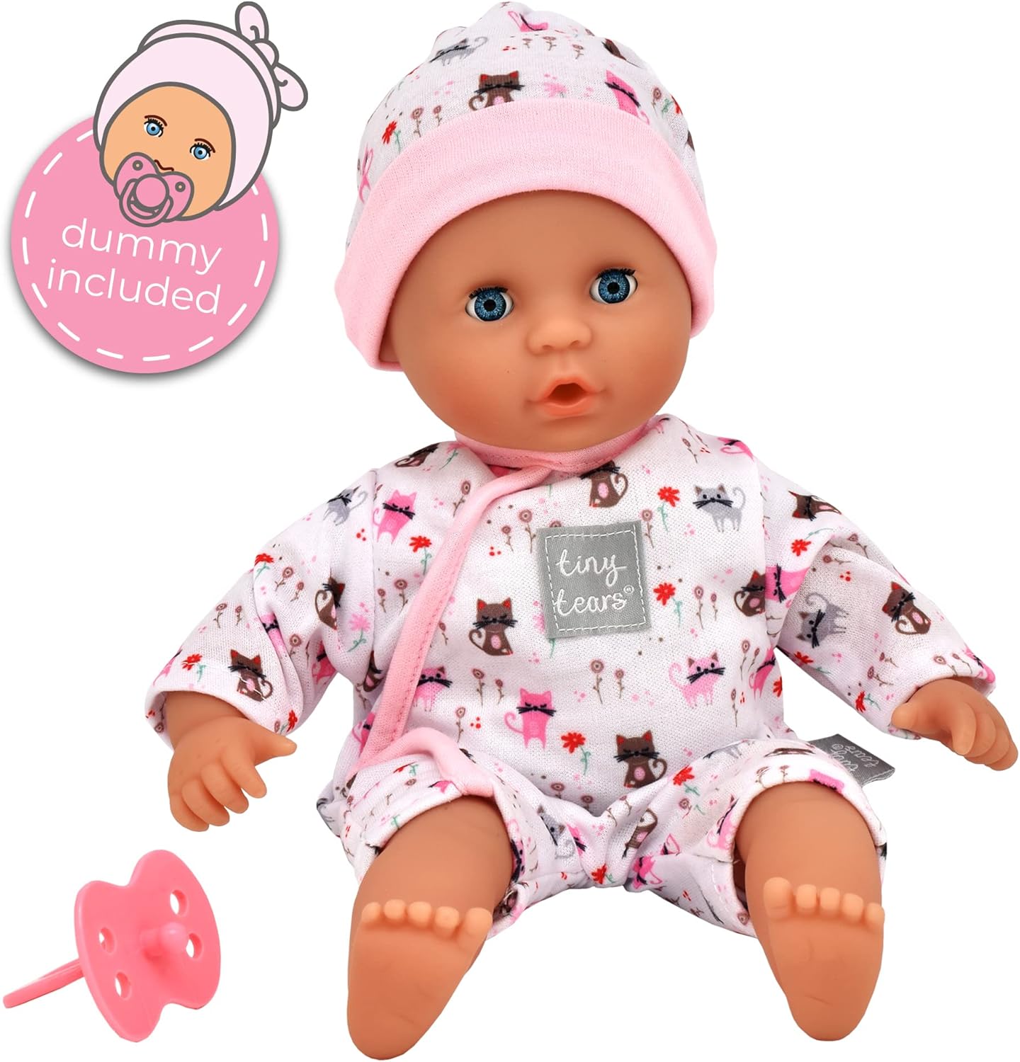 Tiny Tears Teeny Baby Doll 12"