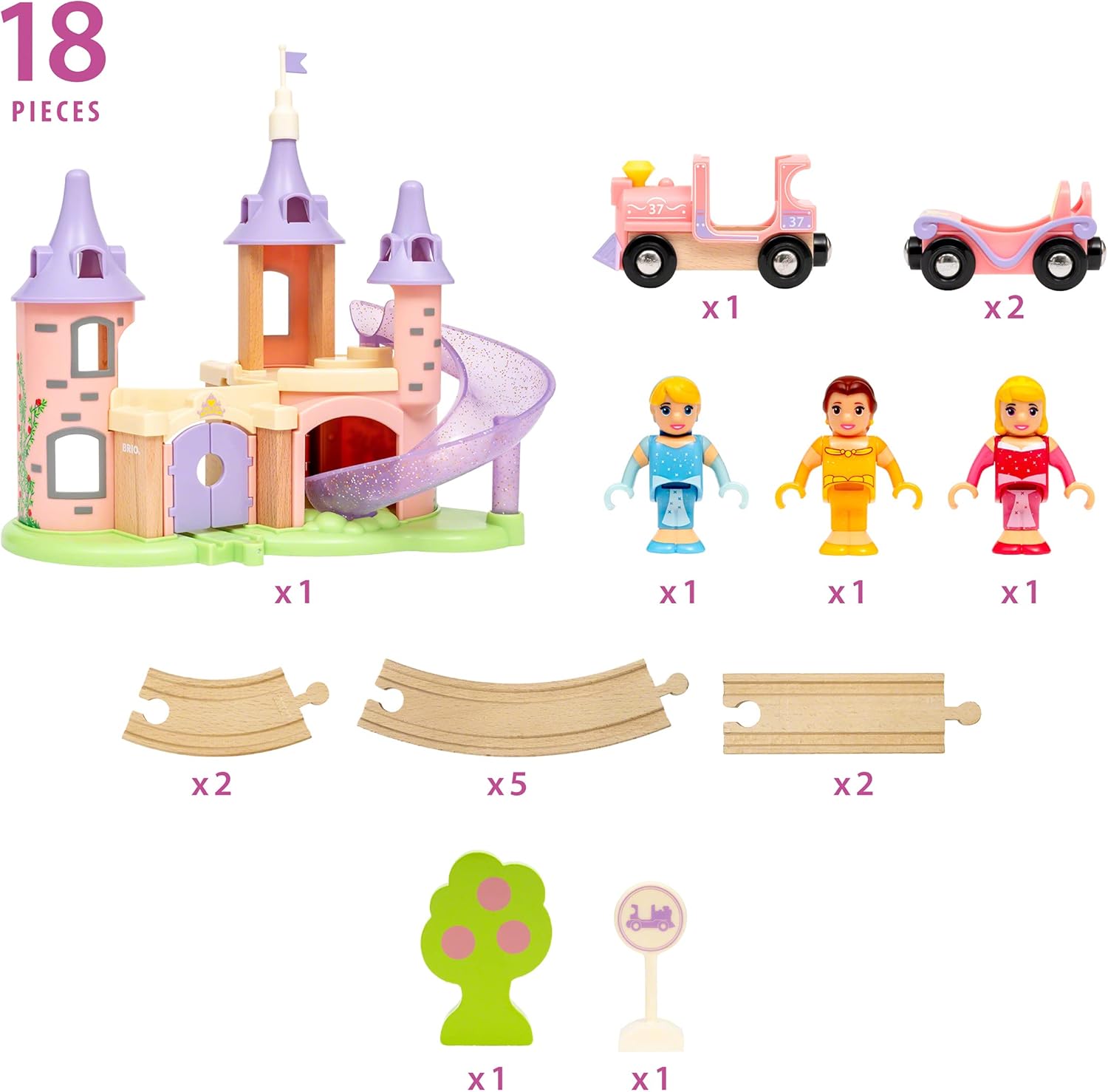 Brio Disney Princess Castle Set 33312