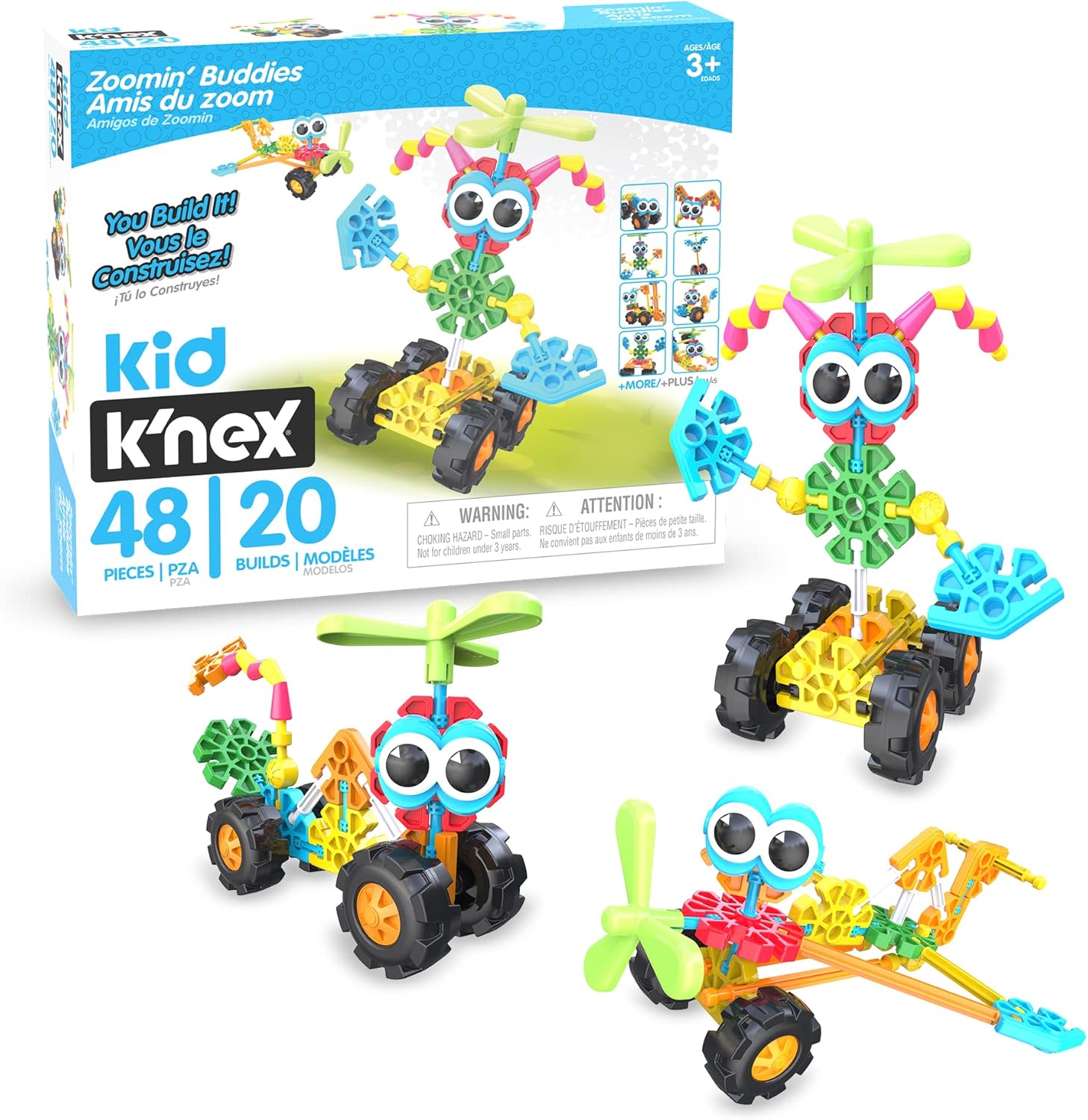 K'NEX Zoomin Buddies 48 pieces
