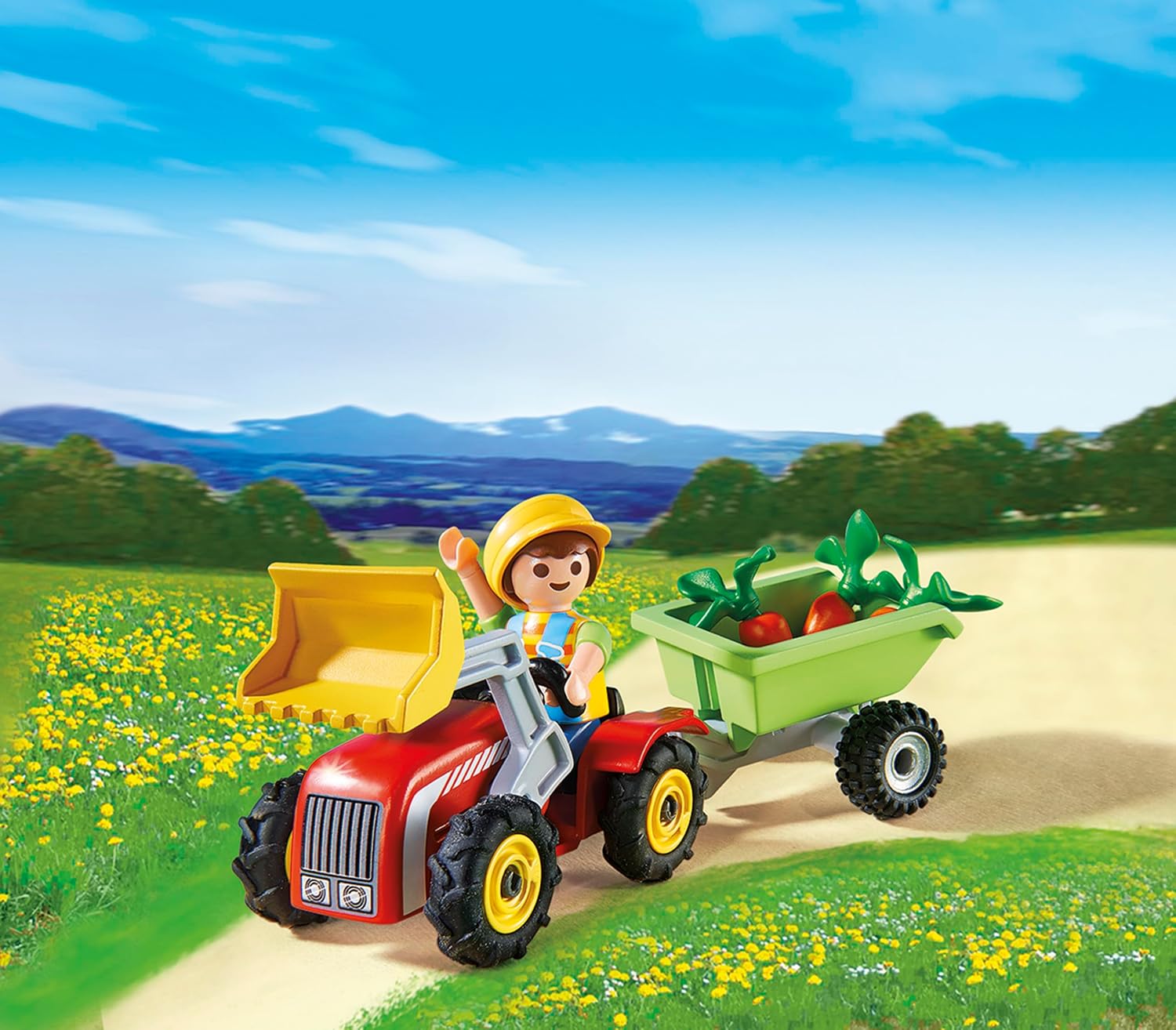 Playmobil Country Boy with Children's Tractor Gift Egg Playset