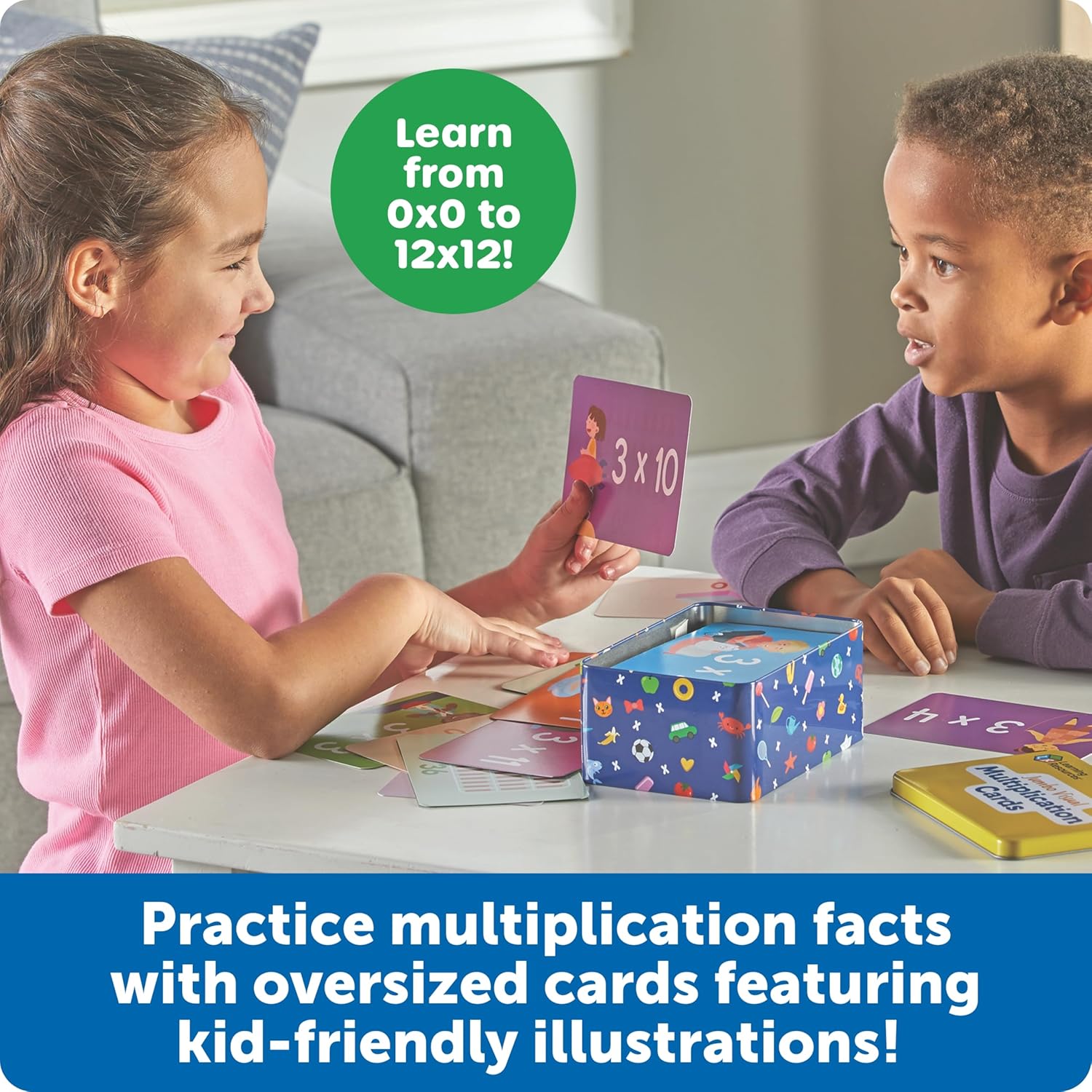 Jumbo Visual Multiplication Cards