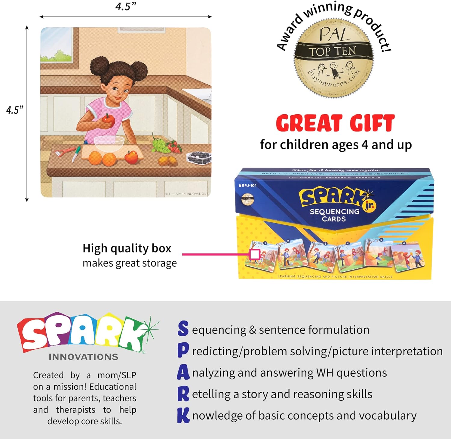 Spark Jr Sequencing Cards