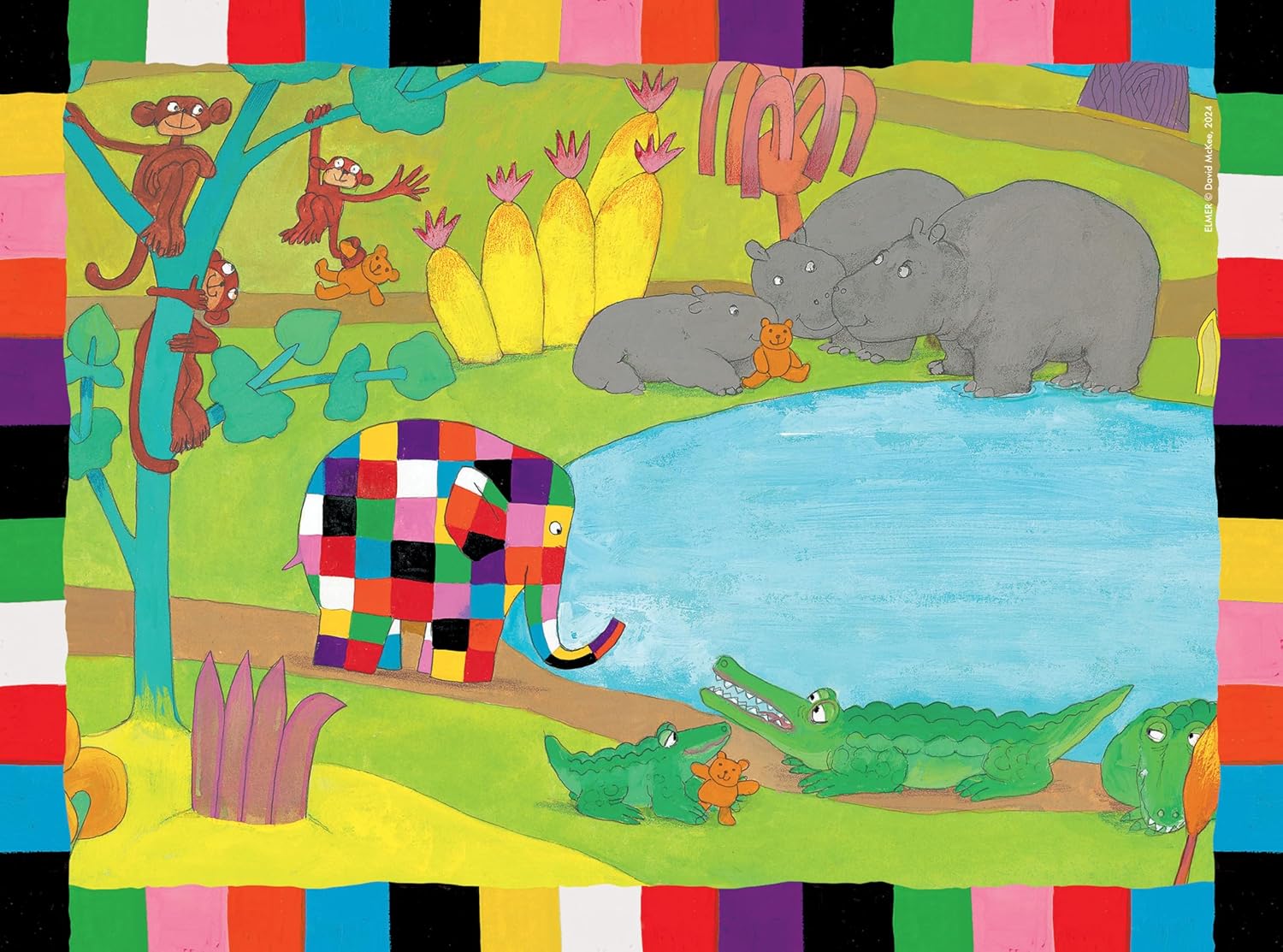Ravensburger Elmer 4 in a Box Jigsaw Puzzle