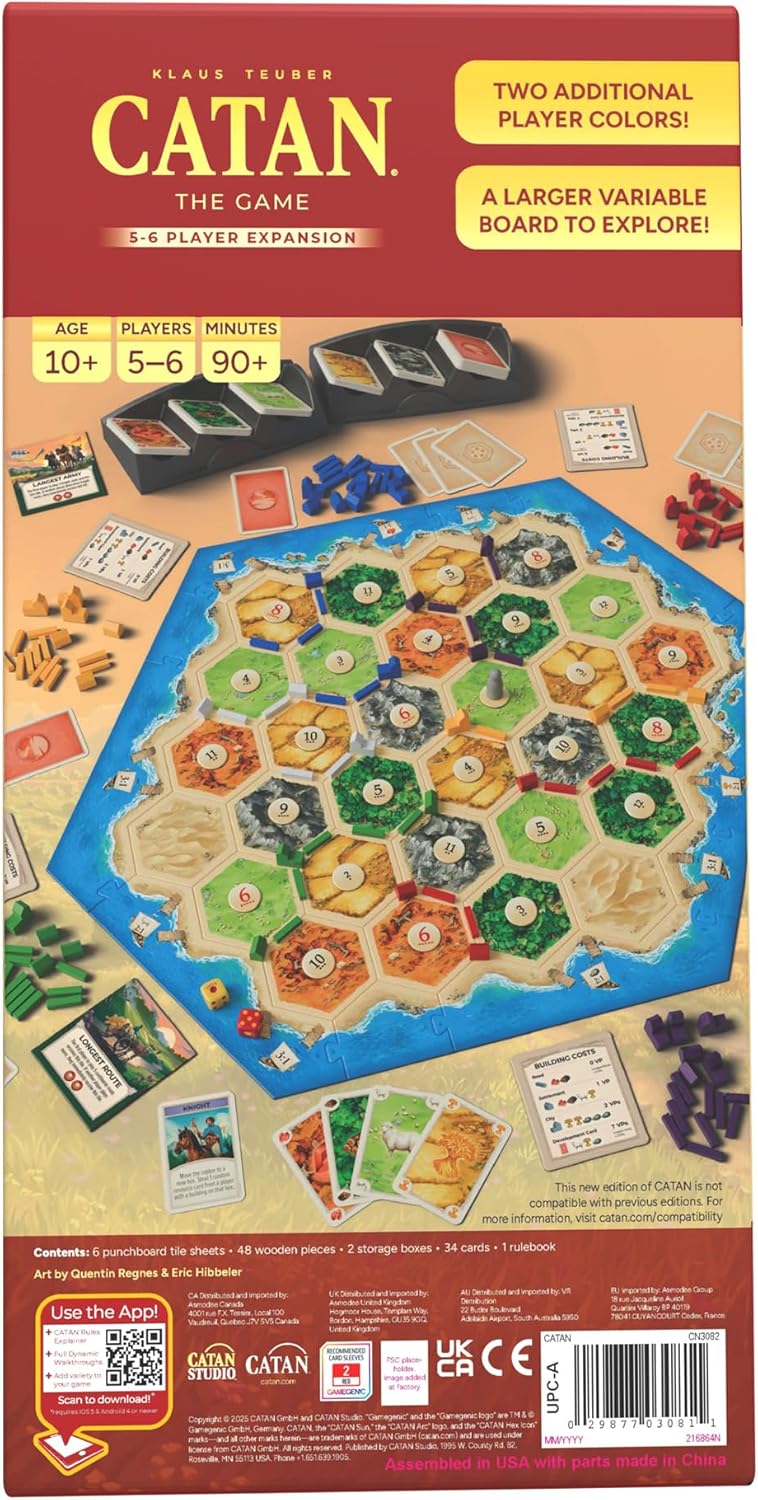 Catan 6th Edition 5-6 Players Expansion