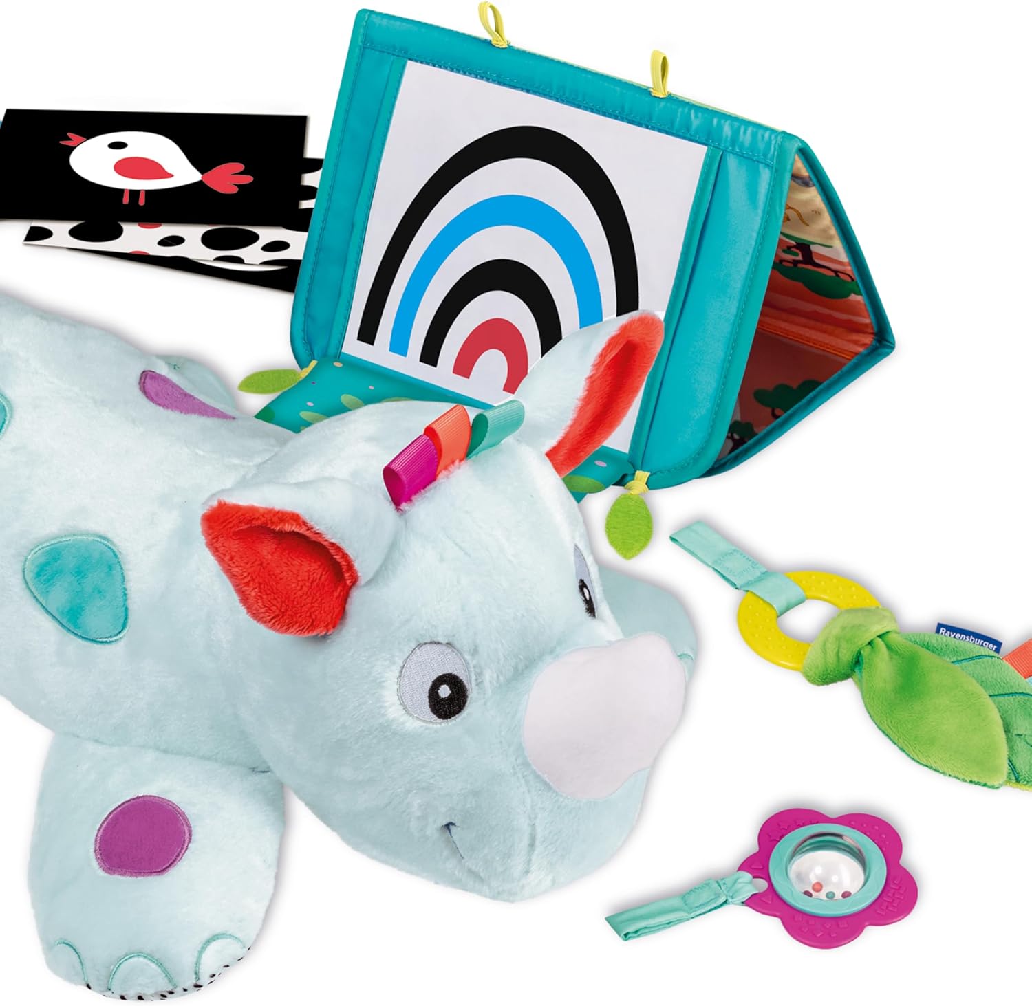 3 In 1 Rhino Tummy Time Station