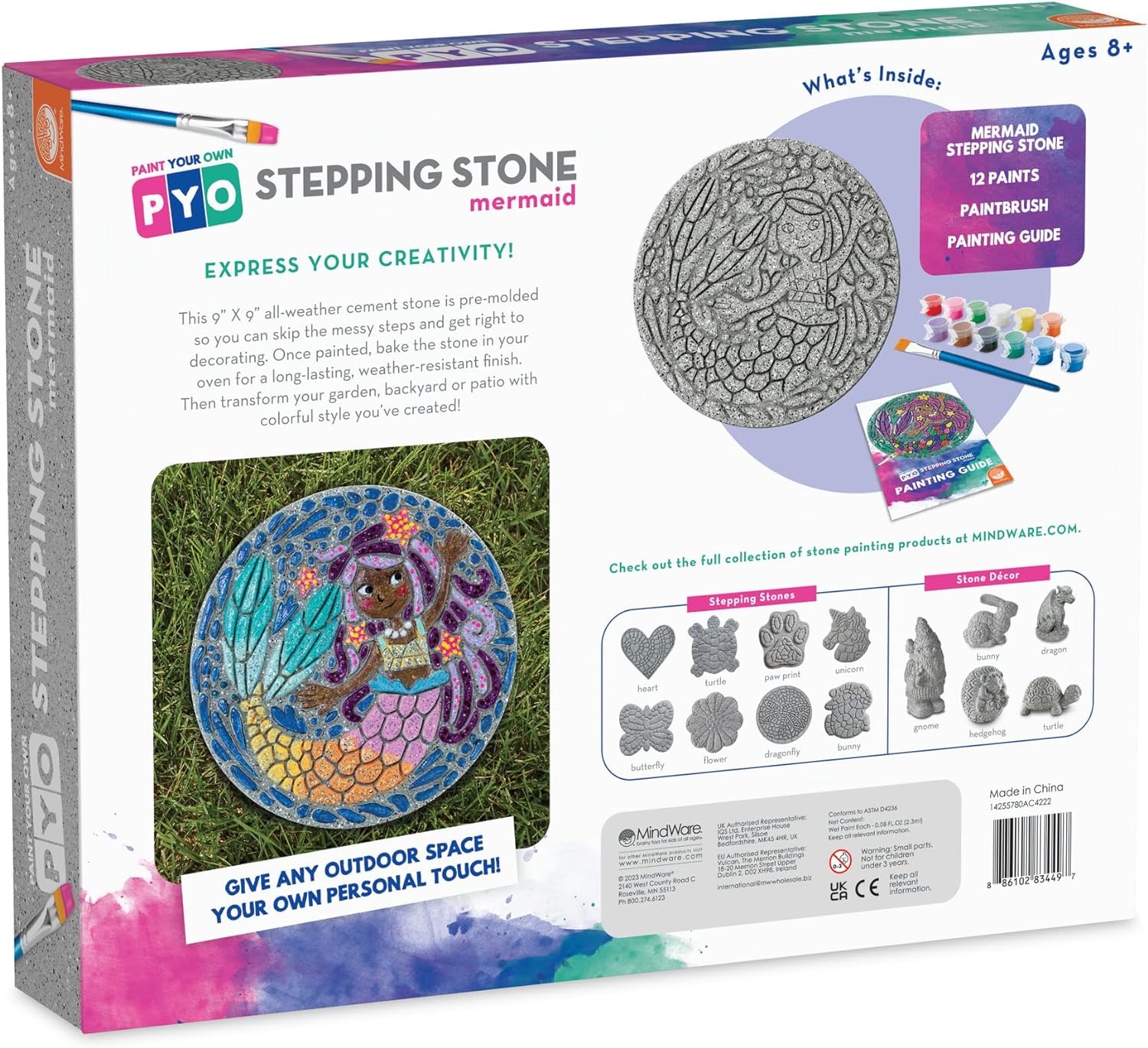 Paint Your Own Stepping Stone: Mermaid