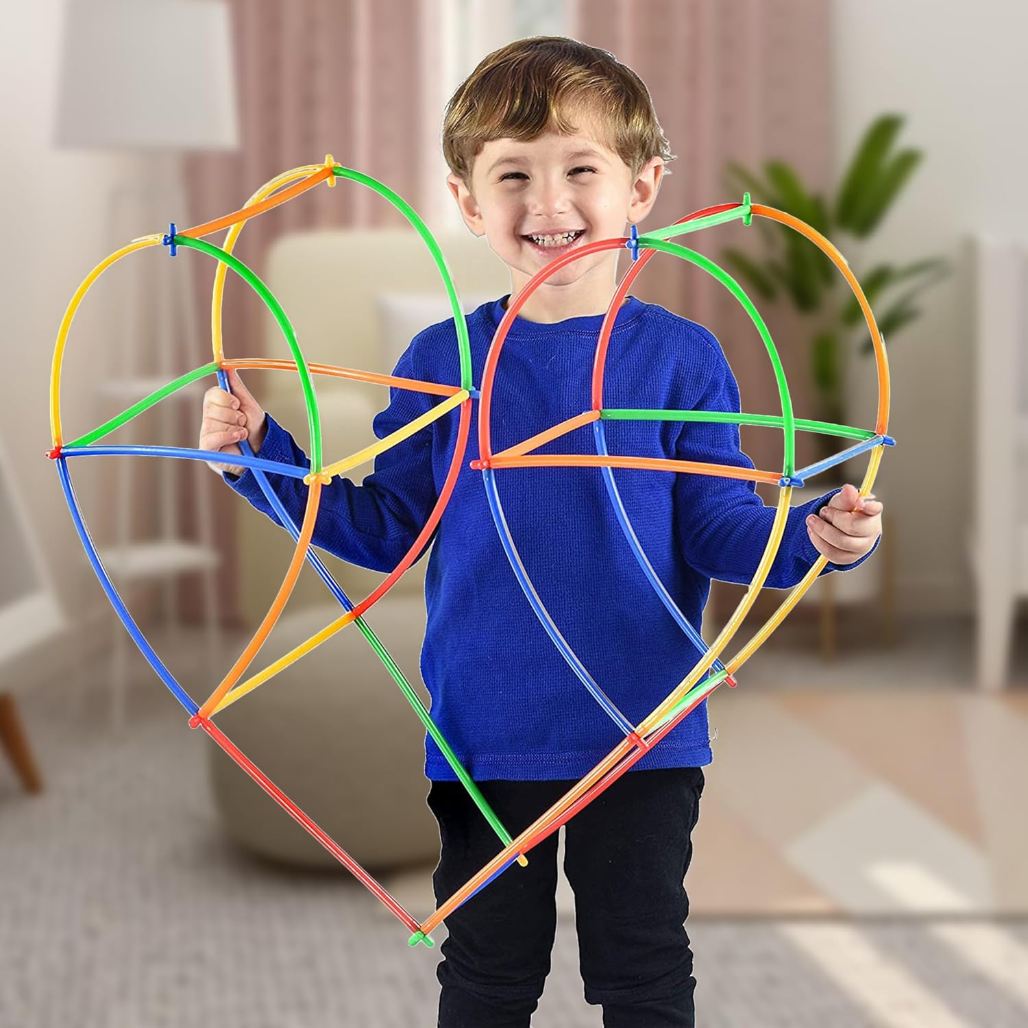 Playlearn Straws & Connectors (856 Pieces including wheels)