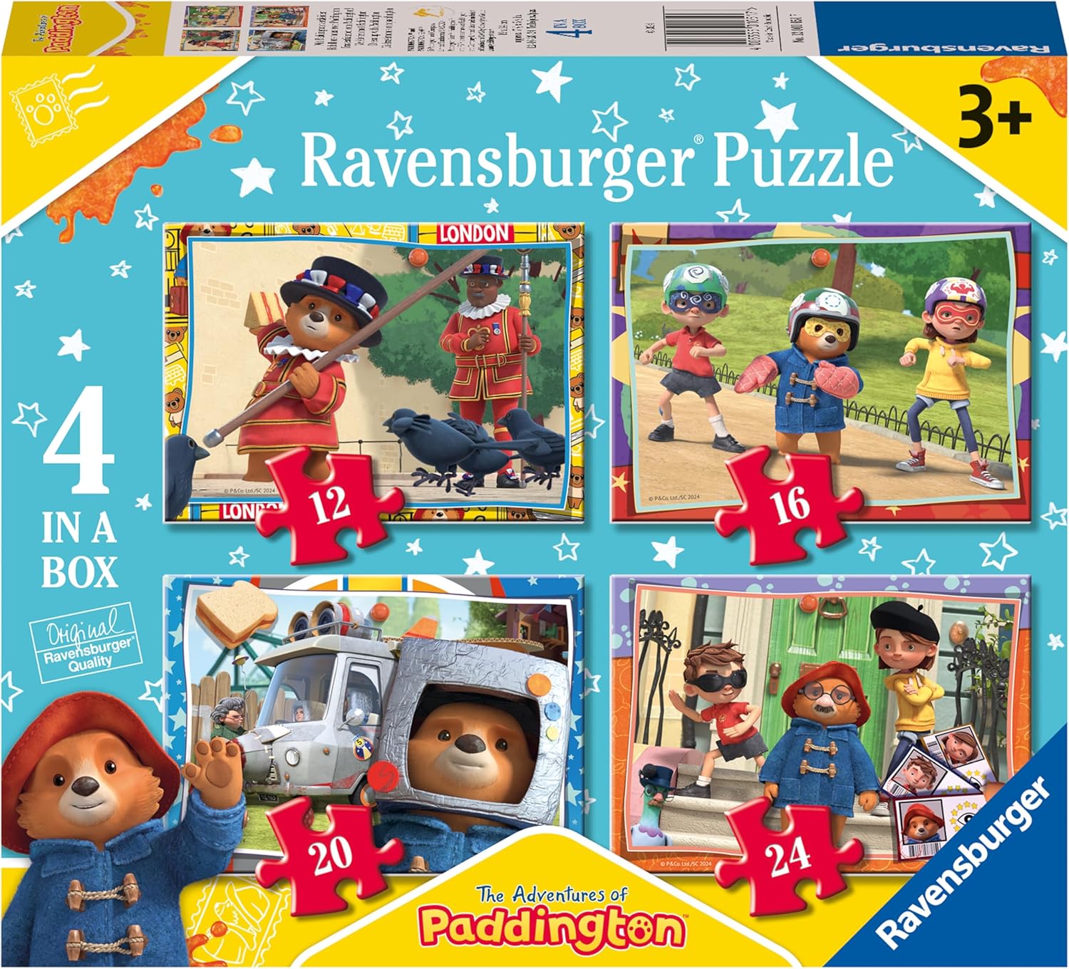 Ravensburger Paddington 4 in a Box Jigsaw Puzzle