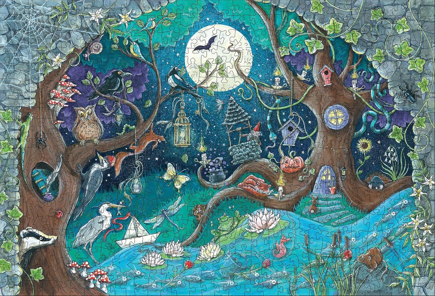 Fantasy Forest 500 PC Ravensburger Wooden Puzzle