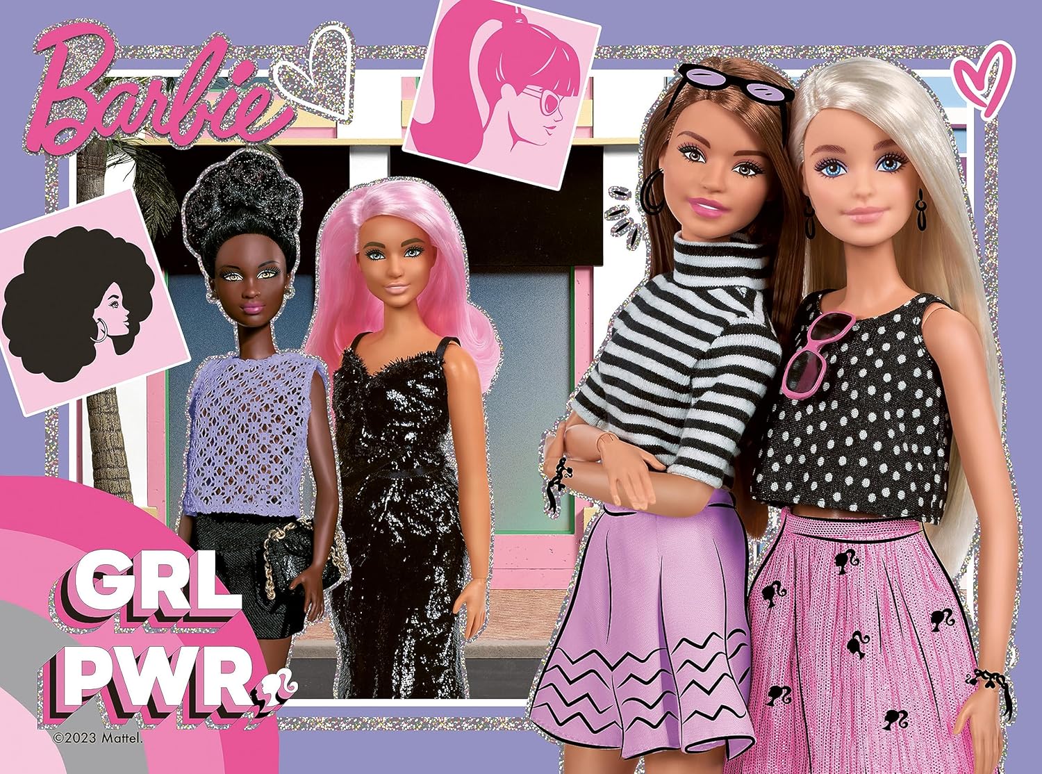 Ravensburger puzzle Barbie 4 in a box