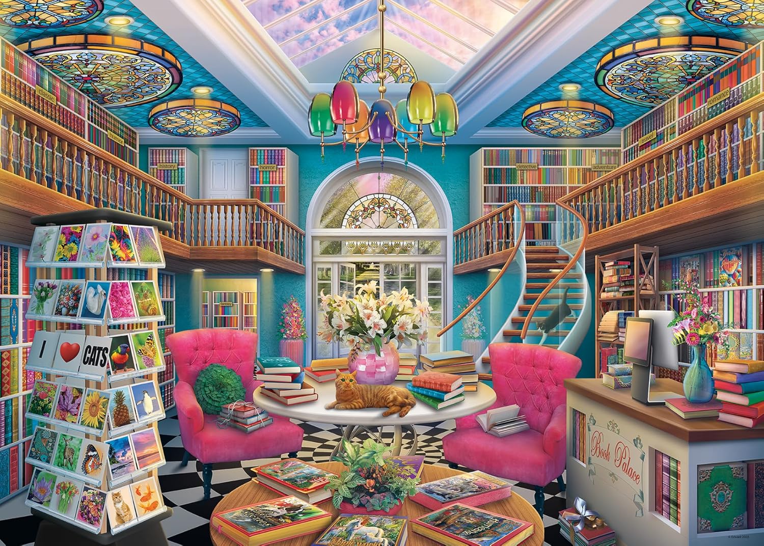 Jigsaw Puzzle The book Palace - 1000 Pieces