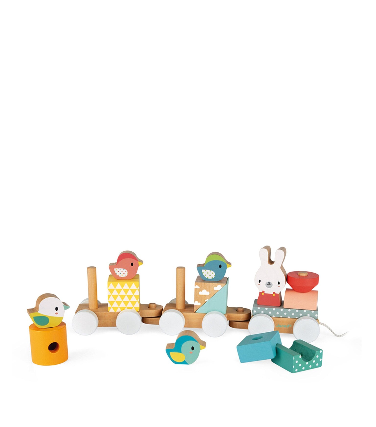 Janod Pure Train Pull-Along Toy