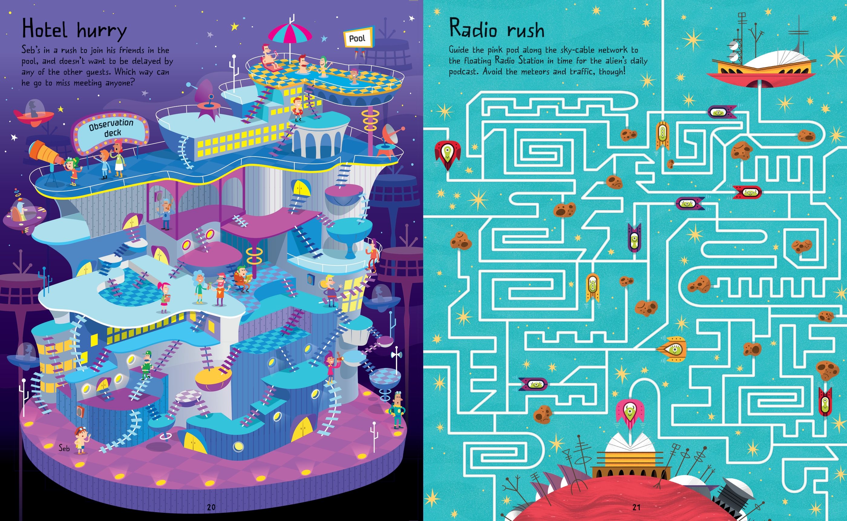 Usborne Space Maze Book