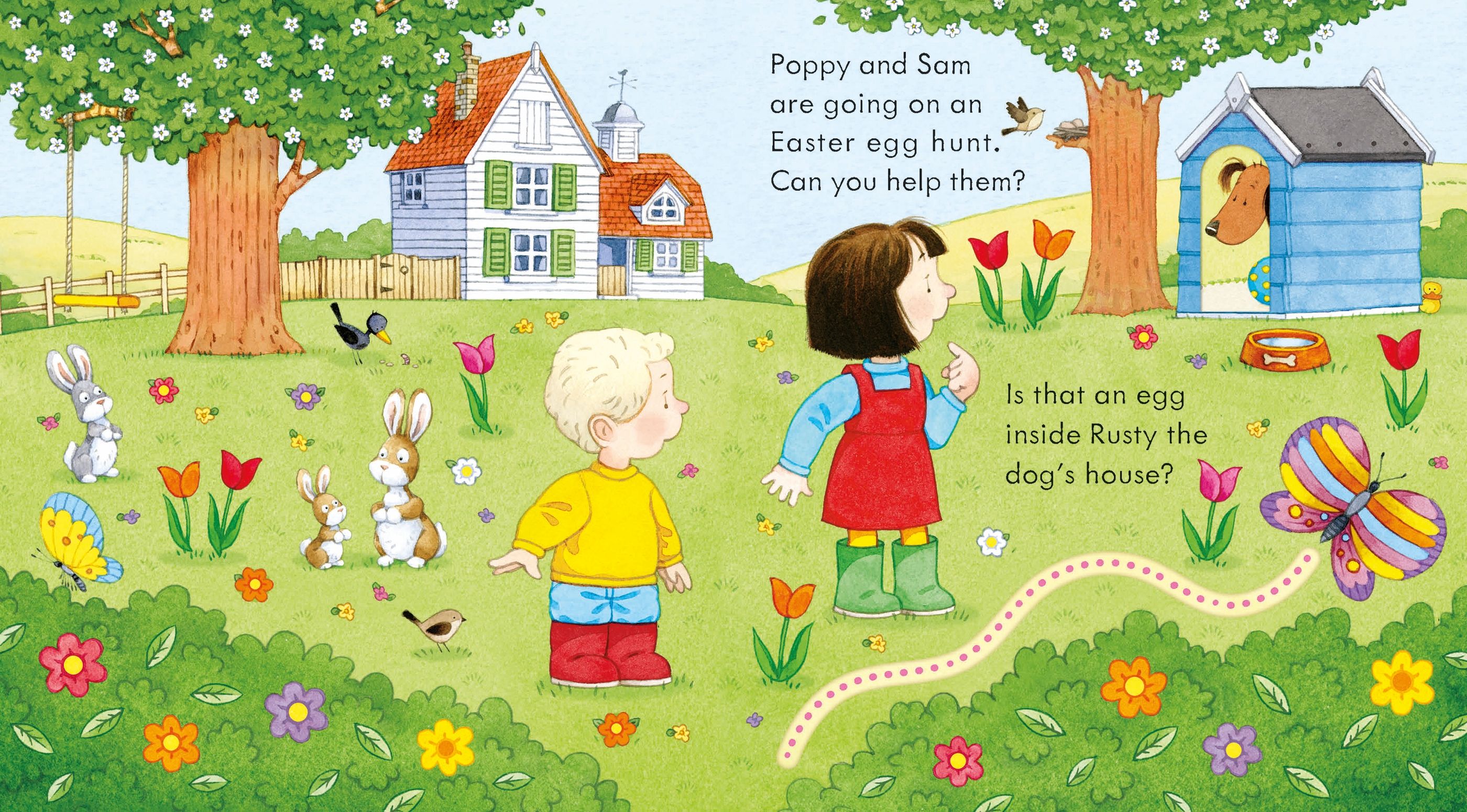Poppy and Sam's Easter Egg Hunt