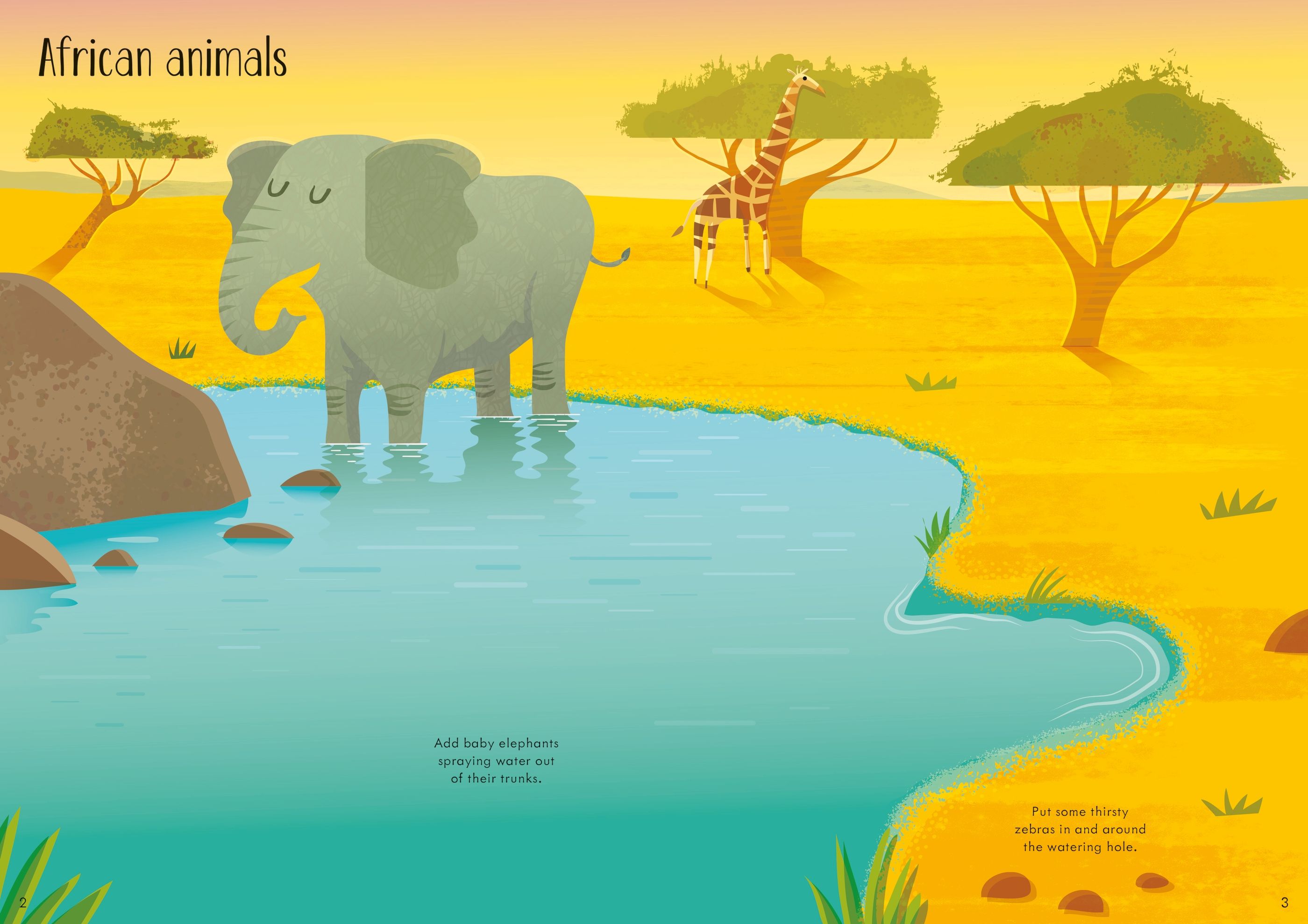 Usborne Little First Stickers Animals