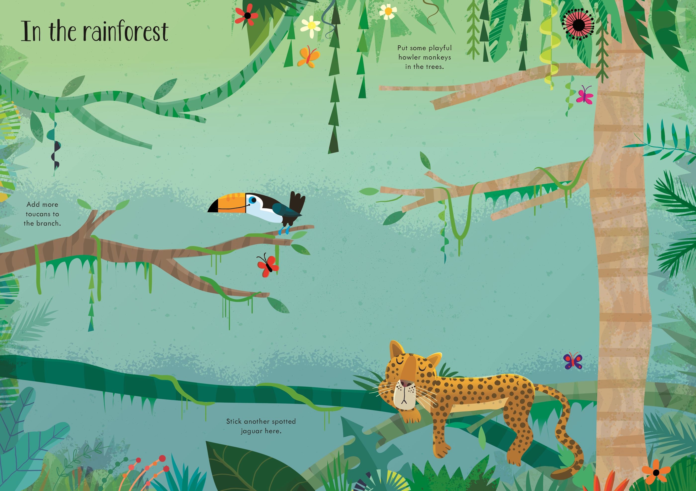 Usborne Little First Stickers Animals