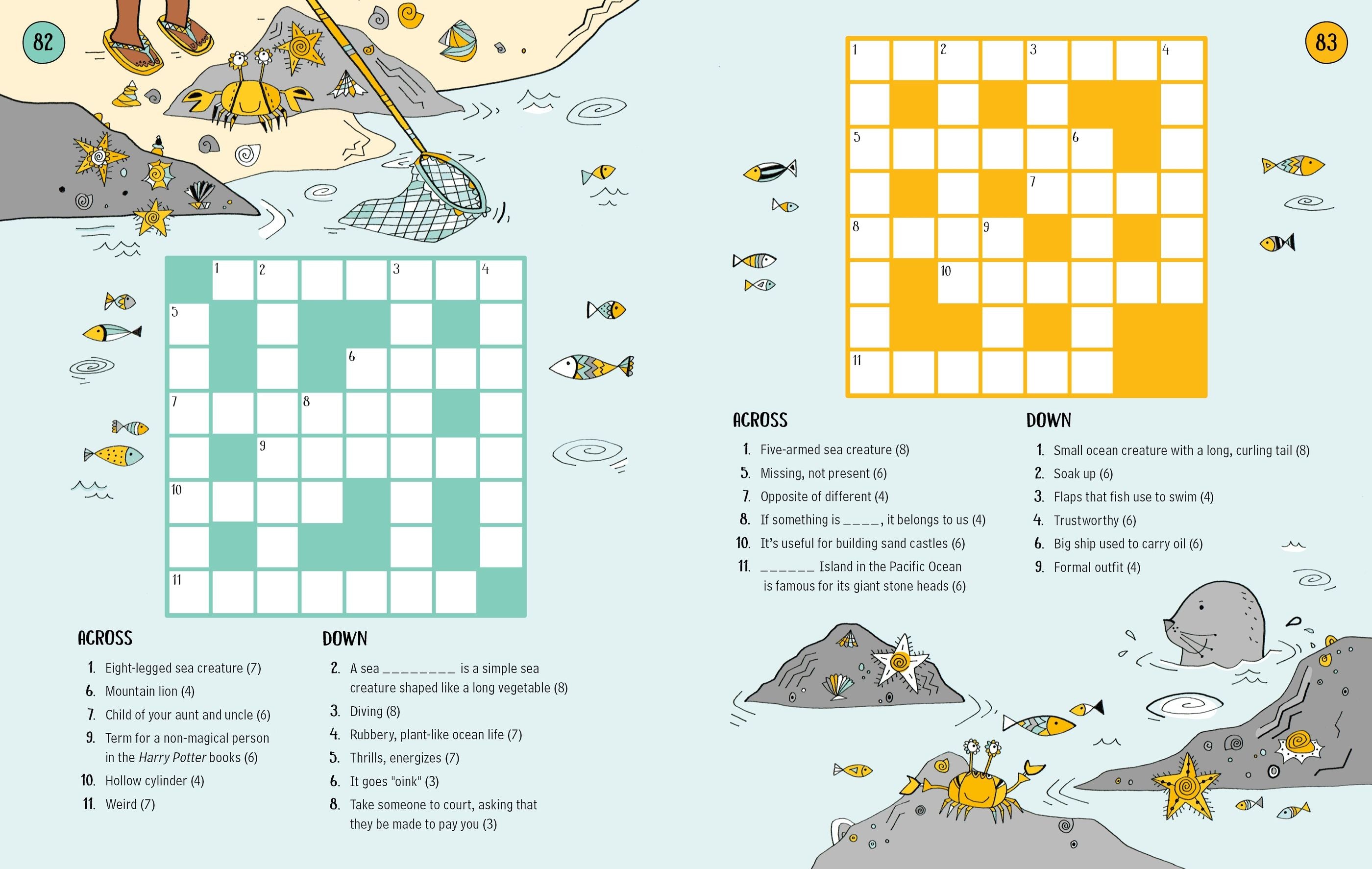100 Children's Crosswords holiday