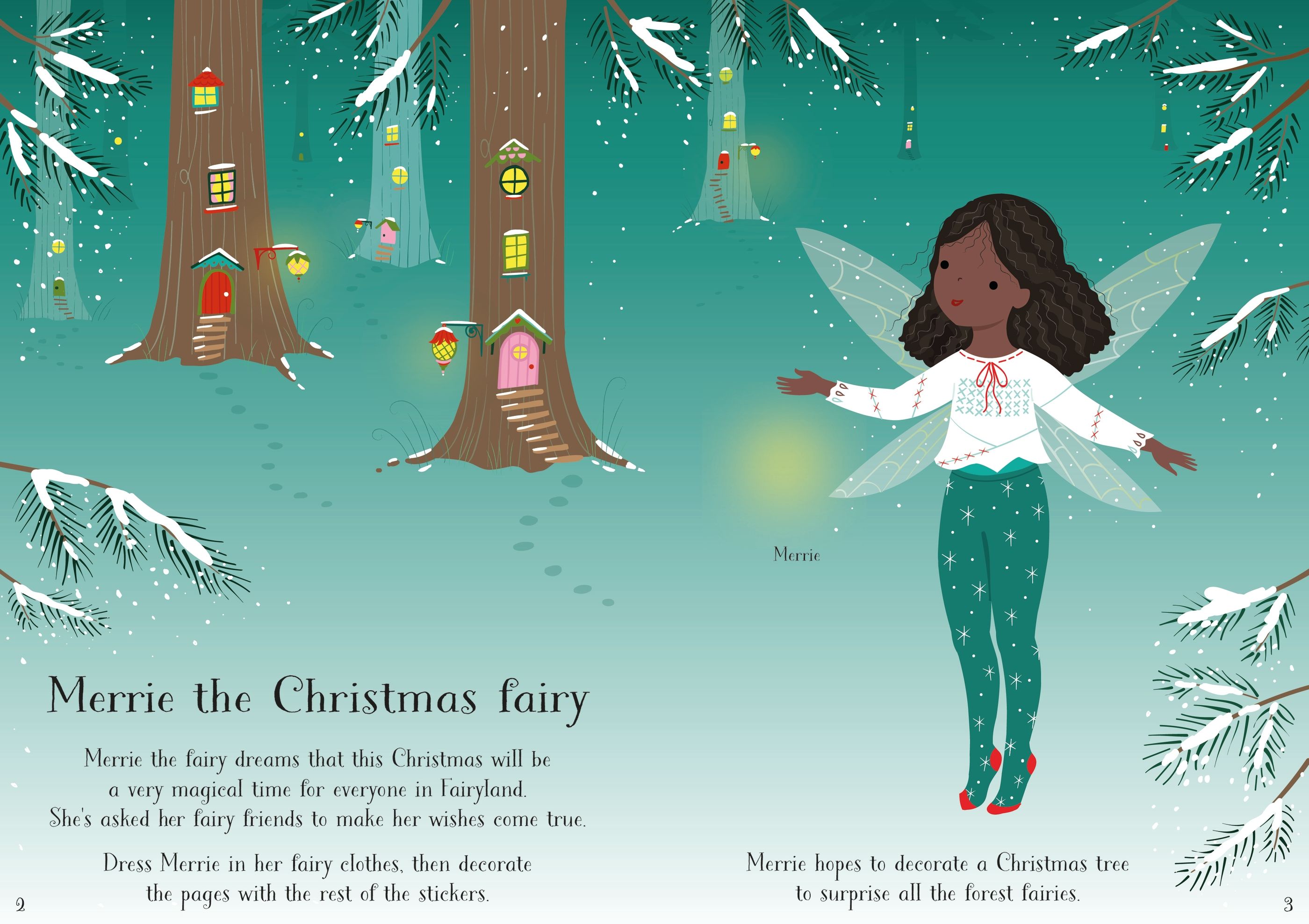 Little Sticker Dolly Dressing Christmas Fairy